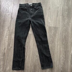 Black reformation jeans 23